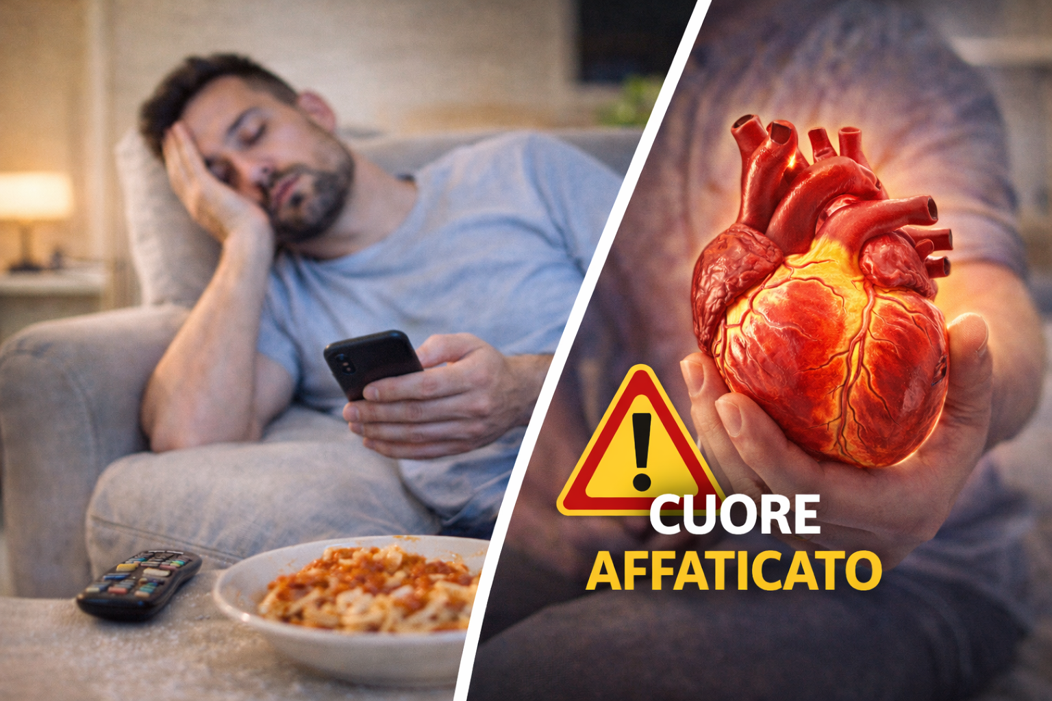 Questo errore dopo pranzo affatica il cuore senza che tu lo sappia