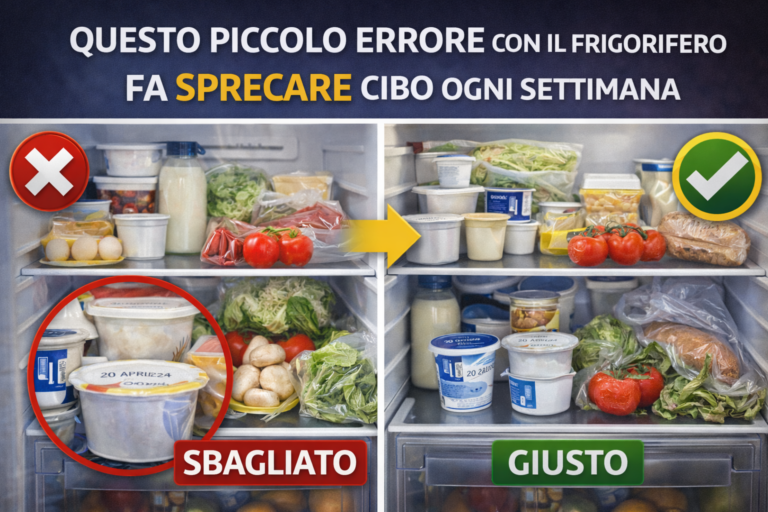Questo piccolo errore con il frigorifero fa sprecare cibo ogni settimana