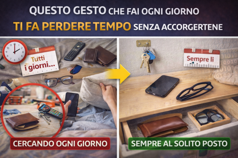Questo gesto che fai ogni giorno ti fa perdere tempo senza accorgertene