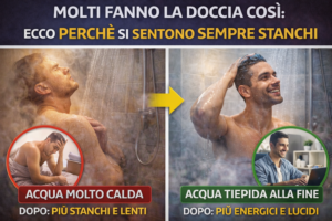 Molti fanno la doccia così: ecco perché si sentono sempre stanchi