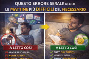 Questo errore serale rende le mattine più difficili del necessario