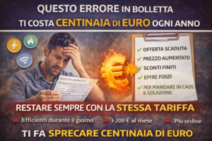 Questo errore in bolletta ti costa centinaia di euro ogni anno