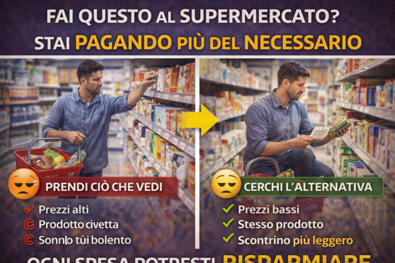 Fai questo al supermercato? Stai pagando più del necessario